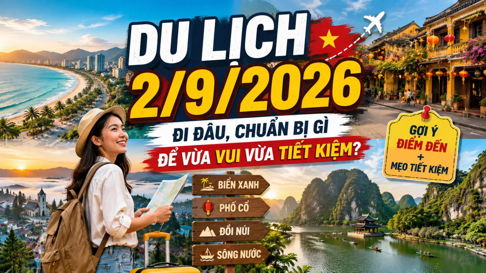 Du lịch 2/9/2026: Đi đâu, chuẩn bị gì để vừa vui vừa tiết kiệm?