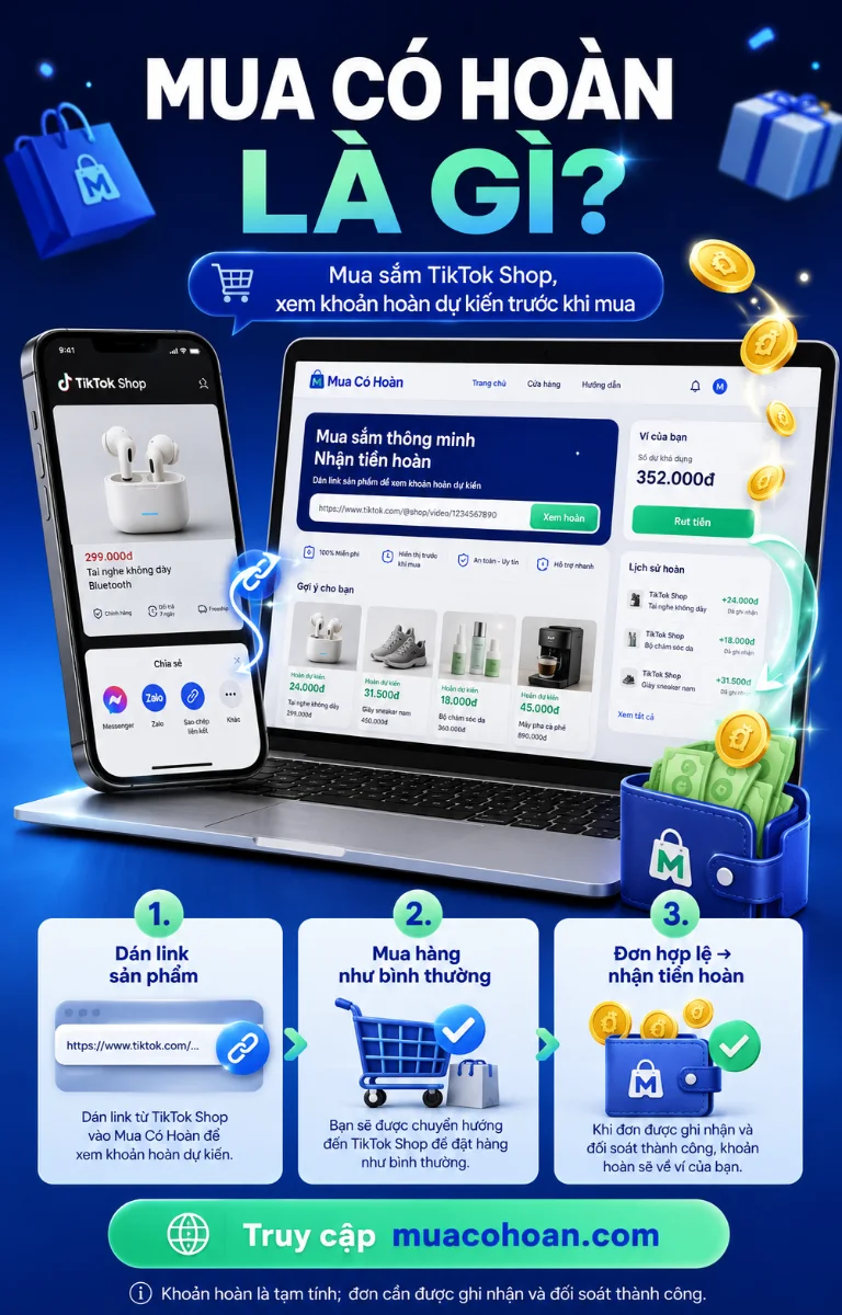 Mua Có Hoàn cập nhật 2026: Hạng thành viên, ưu đãi đến 85% hoa hồng và theo dõi đơn rõ ràng hơn - ảnh 1